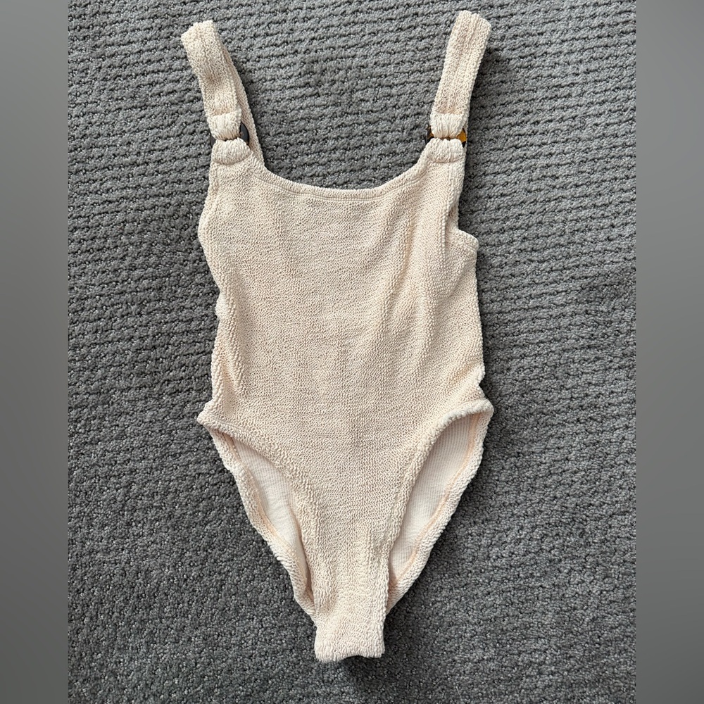 Hunza G Domino One Piece in Off White